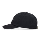Jet Black Washed Script Cap