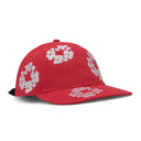 Red Cotton Wreath Fitted Cap