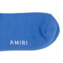 Caroline Blue Solid Core Logo Socks