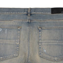 Blue Bleachout Crystal Thrasher Jeans