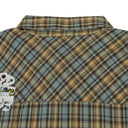 Tan Cotton Wreath Western Button-Up