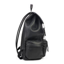 Black Nappa Logo Embroidery Rucksack