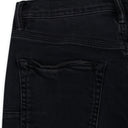 Black Beaded Embroidery Jeans