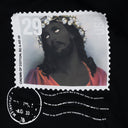 Black Jesus Stamp Hoodie
