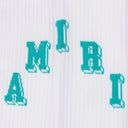 White/Teal Collegiate Tube Socks