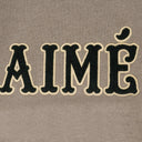 Brown Aime Applique Crewneck