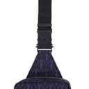 Purple MA Logo All-Over Sling Bag