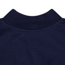 Blue Cropped Logo Turtleneck