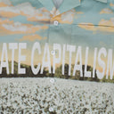 Multicolor Late Capitalism Button-Up T-Shirt