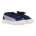 Blue Oblique Jacquard B33 Spin Sneakers