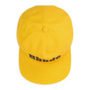 Yellow Twill Logo Baseball Cap