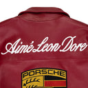 Red Porsche 993 Turbo Leather Club Jacket