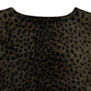 BLACK/GOLD CROP T-SHIRT