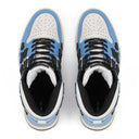 Carolina Blue/White Skel Top Hi Sneakers