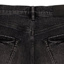 Black Vintage Dirty Staright Slim Jeans