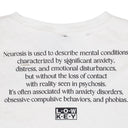 White Neurosis Distressed T Shirt