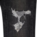 Black Grey Wash Distress