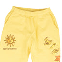 Yellow Born Unwanted Embroidered Sweatpants