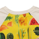 Yellow Kiss My Grits Baseball T-Shirt