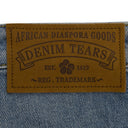 Blue Plain Denim Shorts