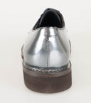 Silver Patent Oxfords
