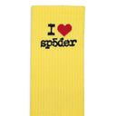 Yellow I Heart Sp5der Socks