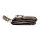 BROWN CALF HAIR APHRODITE BOW HANDBAG
