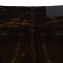 Brown Super Stack Flare Jeans