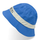 Blue/White Logo Nylon Bucket Hat