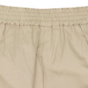 BEIGE WIDE-LEG PANTS