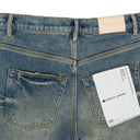 Indigo P018 Vintage Dirty Indigo Wide-Leg Jeans