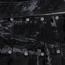 Black Denim Kilt