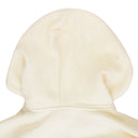 Cream Basic Zip Hoodie