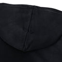 Faded Black Amiri Track Patch-Embellished Hoodie