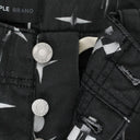 Black Double Pocket Cargo Pants
