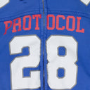 Blue Football Jersey Track Jacket