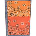 Blue Vintage Bandana Patch Skinny Jeans