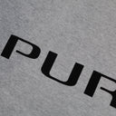 Heather Grey Textured Wordmark T-shirt