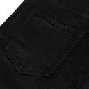 Black Coated Flare Jeans