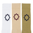 TAN 3 Pack Socks