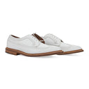 WHITE LACED MACNEIL WINGTIP OXFORDS
