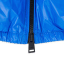Blue Nylon Down Puffer Jacket
