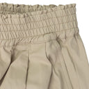 BEIGE WIDE-LEG PANTS