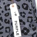 Black Monogram Leopard Print Cargo Pants
