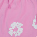 Pink Cotton Wreath Shorts