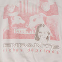 White Incandescent Raglan Sweatshirt