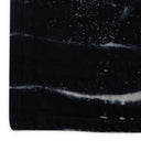 Black Marble Coated Baggy Fit Jeans