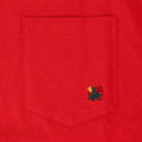 Red Pocket Logo LS T-Shirt