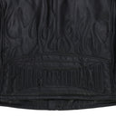 Black Leather Zip Moto Jacket