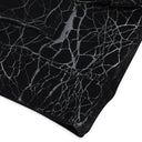 Black Cracked Dye Core Logo Hoodie